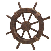 Rust-effect Ship's Wheel