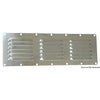 Louvred Vent Polished Stainless Steel