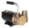 Utility 40' 1" Self-Priming Flexible Impeller Pump for Lube Oil 24volt dc 0.25kw IP54 Electric Motor, Nitrile oil-resistant impeller. - Jabsco 53041-2053-24D