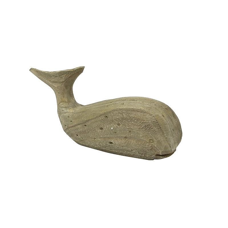 Wooden Whale, 9in.