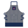 Navy Stripe Apron with Lighthouse