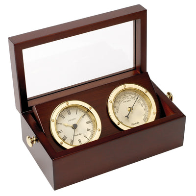 Boxed Clock and Barometer Set