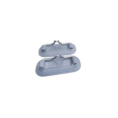 Single grey dinghy pad stainless bar