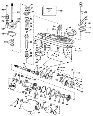 Evinrude Johnson OMC  Cobra Engine Part Seal  0911705 911705
