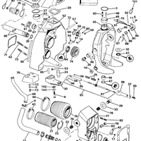 Evinrude Johnson OMC  Cobra Engine Part Cover  0983897 983897