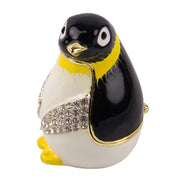 Jewelled Penguin Chick Trinket Box
