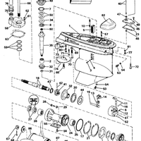 Evinrude Johnson OMC  Cobra Engine Part SCREW  0914535 914535