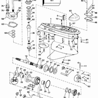 Evinrude Johnson OMC  Cobra Engine Part SCREW  0914534 914534