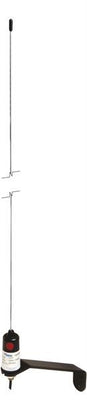Active S/S Whip Antenna 0.9m Bracket, BNC, 20m RG58