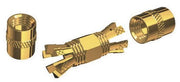 Centerpin Solderless Splice Connector RG8X or RG58/AU - Gold