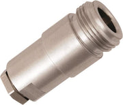 N Type Jack for RG58 Cable - Nickel Plated Brass