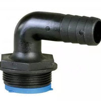 TruDesign Aquavalve/Manifold Tail 90° 38mm 1½” BSP Blue Seal - Black