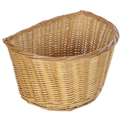 Oxford D Shape Wicker Basket-16''