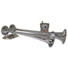 Marinco Dual Trumpet Air Horn 17" Chrome 24V 10A 121db - ChasNewensMarine