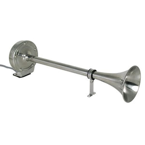 Marinco Horn Single Trumpet 16.5" SS 24V 2.5A 118db