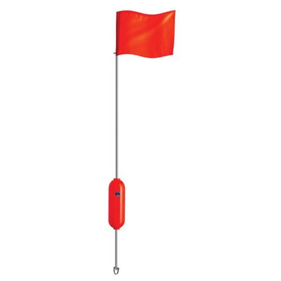 Anchor Potmarker Flag Marker (1.4m x 10cm / Signal Orange)