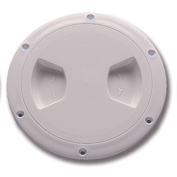 Trem Plastic Inspection Hatch White OD 170mm CO 140mm