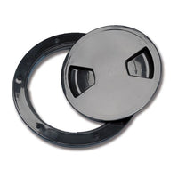 Trem Plastic Inspection Hatch Black OD 170mm CO 140mm - ChasNewensMarine