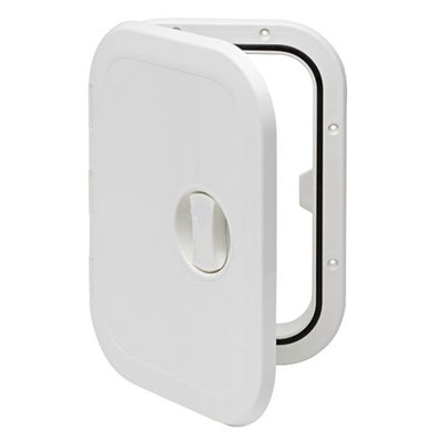 Can Inspection Hatch Removable Hinge 270 x 370mm White