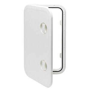 Can Inspection Hatch Removable Hinge 357 x 606mm White
