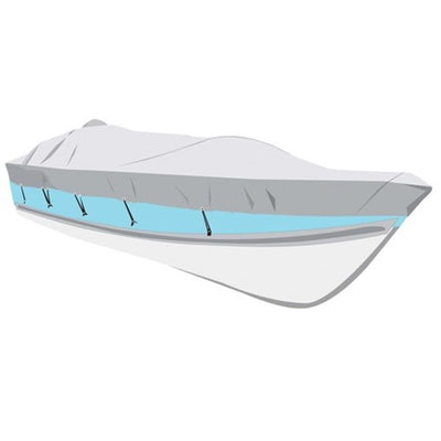 Trem Boat Cover XS 427-488cm (229W) Grey Polyester