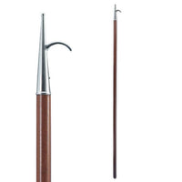 Trem Wooden Barge Pole with Chrome Hook (1.8 Meters)