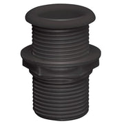 Can Drain Socket 25mm Diameter x 62mm Large Black Plastic