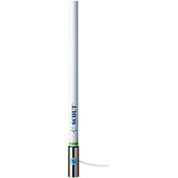 Scout KS-43 6db VHF Fibreglass Antenna 2.4M (8') with 6M Cable (White)