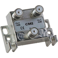 Scout CM2 2-Way Coaxial Splitter with F-type Connectors