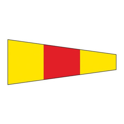 Flag International Code Signal 0 (30 x 45cm) - ChasNewensMarine