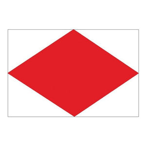 Flag International Code Signal F (30 x 45cm) - ChasNewensMarine