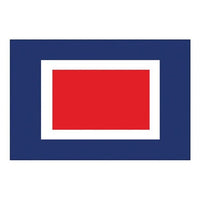 Flag International Code Signal W (30 x 45cm)