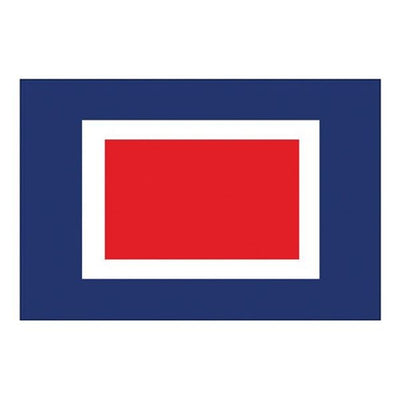 Flag International Code Signal W (30 x 45cm)