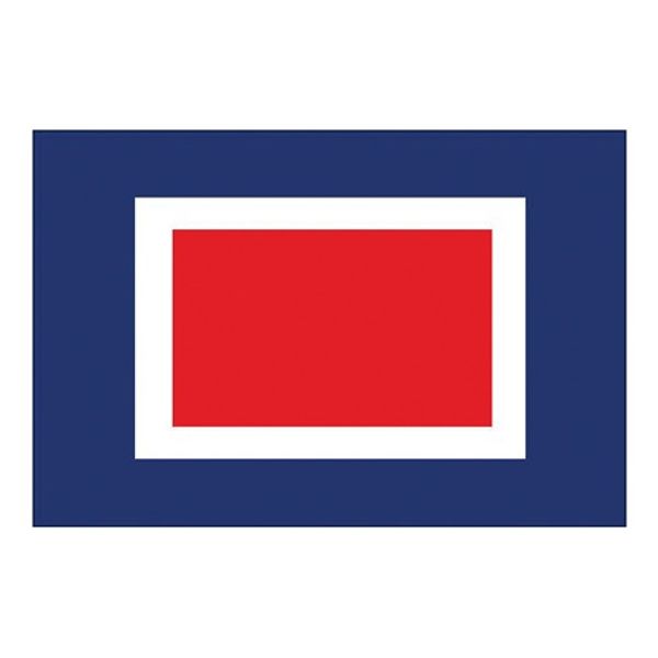 Flag International Code Signal W (30 x 45cm) - ChasNewensMarine