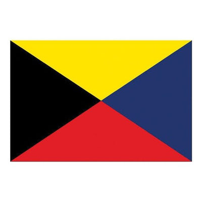 Flag International Code Signal Z (30 x 45cm)