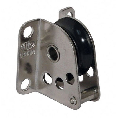 RWO 25mm Block Single Acetal Sheave - 8mm Rope - ChasNewensMarine