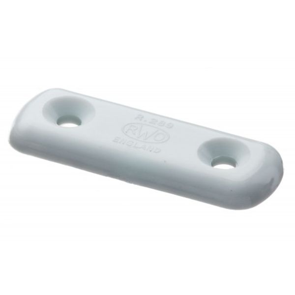 RWO Webbing Plate 50mm White (x2) - ChasNewensMarine