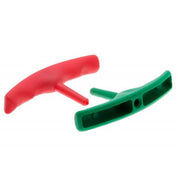 RWO Trapeze Handle Plastic Red and Green (Pair)