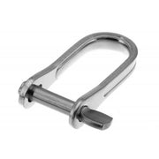 RWO Stainless Steel Captive Pin D Shackle 5P 12W 36L (x2)
