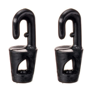 RWO Hook 4mm Black Open (x2) - ChasNewensMarine