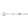 Wagner 700 UK Hydraulic Steering Ram (1/4" NPTF / 84 KGM)  601012 - ChasNewensMarine