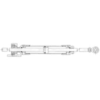 Wagner 700 UK Hydraulic Steering Ram (1/4" NPTF / 84 KGM)  601012 - ChasNewensMarine