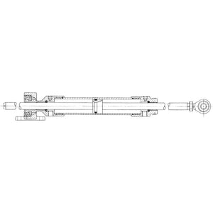 Wagner 700 UK Hydraulic Steering Ram (1/4" NPTF / 84 KGM)  601012 - ChasNewensMarine