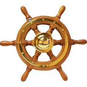 Stazo Type 01 Wooden Spoked Marine Steering Wheel (400mm)  610015 - ChasNewensMarine