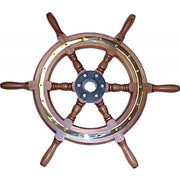 Stazo Type 01 Wooden Spoked Marine Steering Wheel (550mm)  610018