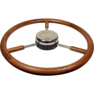 Stazo Type 20 Wooden Rimmed Marine Steering Wheel (400mm)  610043