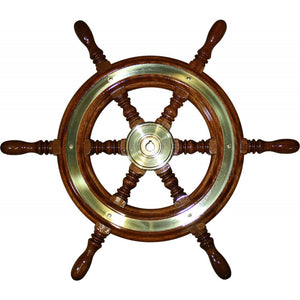 Drive Force Wooden Spoked Marine Steering Wheel (600mm)  610119