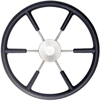 Vetus KS45Z Black Padded Marine Steering Wheel (450mm)  611240 - ChasNewensMarine