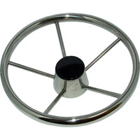 Drive Force Stainless Steel Steering Wheel (Dished / 320mm)  611721 - ChasNewensMarine