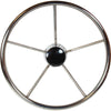 Drive Force Stainless Steel Steering Wheel (Dished / 380mm)  611724 - ChasNewensMarine